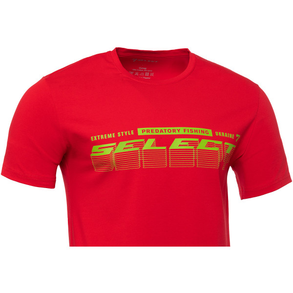 Футболка Select T-Shirt Graded Logo XXXL Red