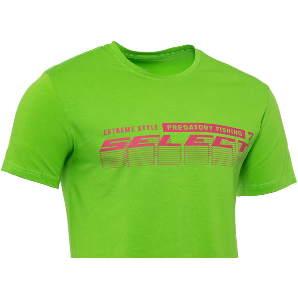 Футболка Select T-Shirt Graded Logo Lime Global M Lime