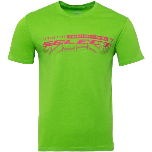 Футболка Select T-Shirt Graded Logo Lime Global L Lime