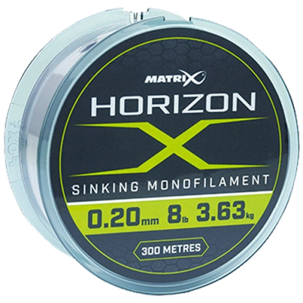 Line Matrix Horizon X Sinking Mono 300m 0.22mm 10lb/4.54kg