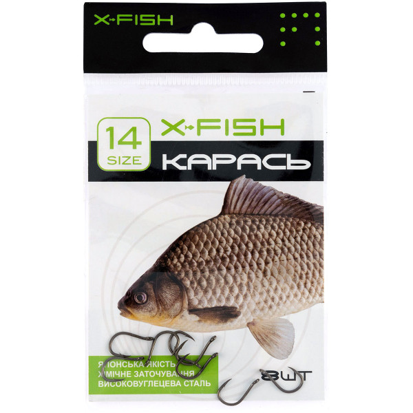 Hook X-Fish Crucian carp #14 (8 pcs/pack)