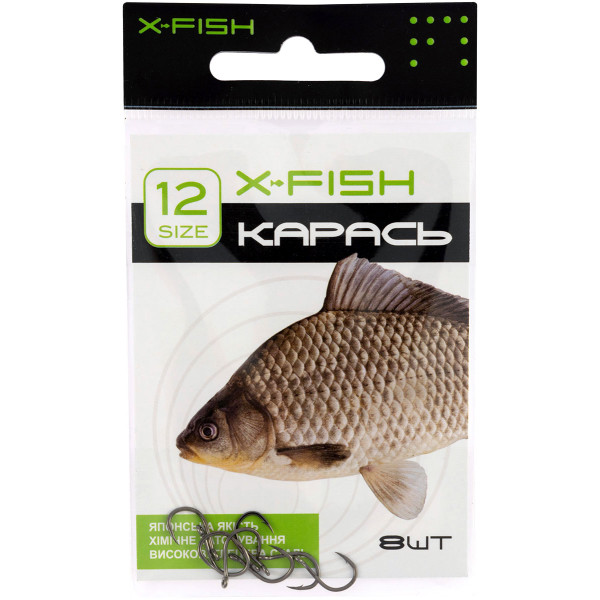 Hook X-Fish Crucian carp #12 (8 pcs/pack)