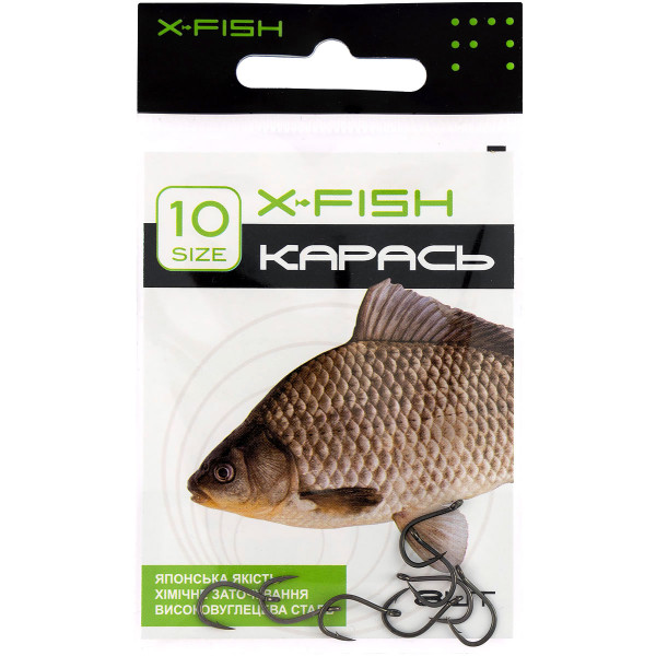 Hook X-Fish Crucian carp #10 (8 pcs/pack)