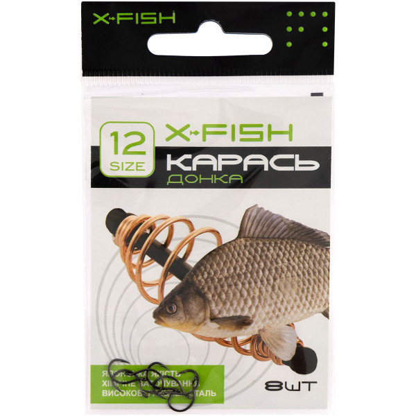 Hook X-Fish Crucian carp (donka) #12 (8 pcs/pack)