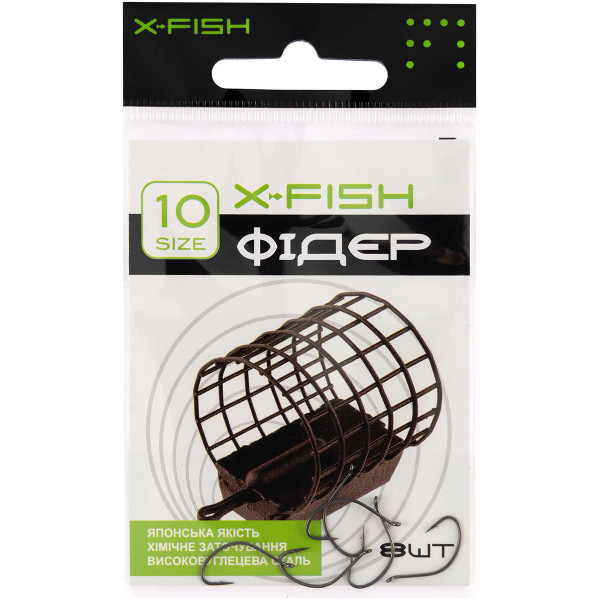 X-Fish Feeder Hook #10 (8 pcs/pack)