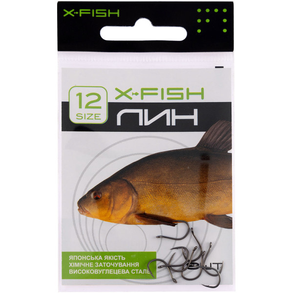 Гачок X-Fish Лінь #12 (8 шт/уп)