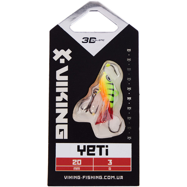 Балансир Viking Fishing Yeti 20mm 3g #4 Fire Perch