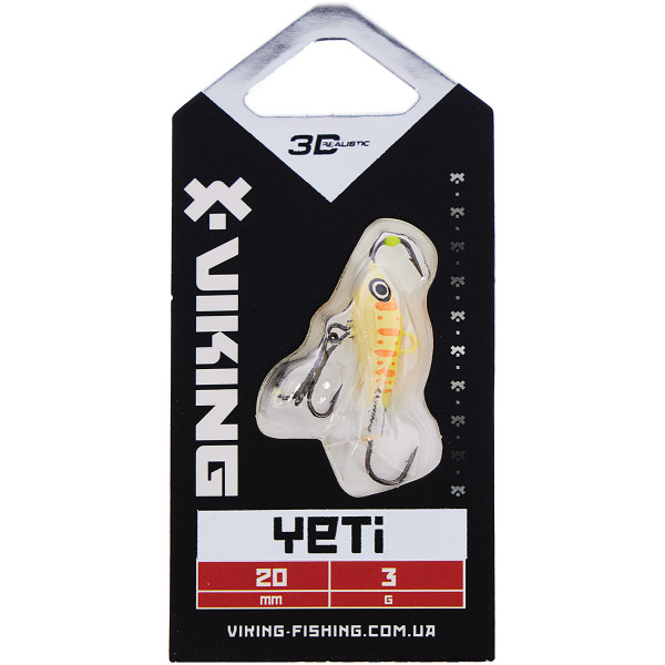 Балансир Viking Fishing Yeti 20mm 3g #6 Japanese School
