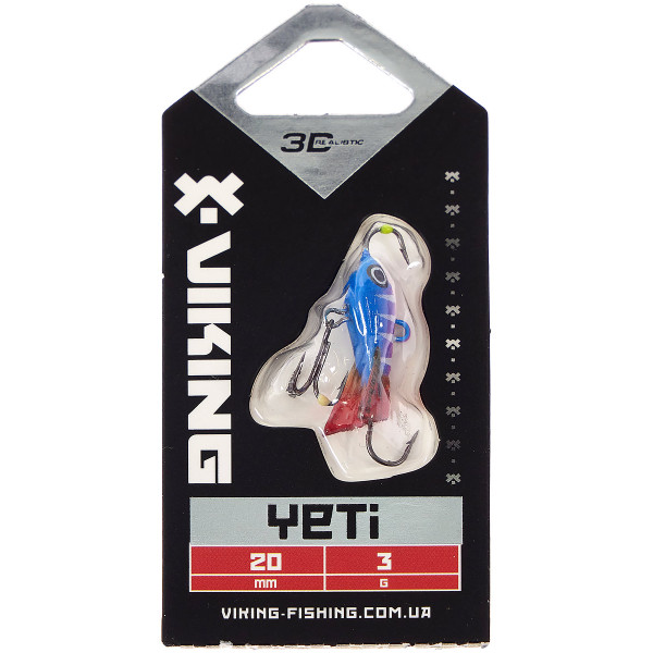 Балансир Viking Fishing Yeti Ice Jig 15mm 1.5g #9 Strange Perch