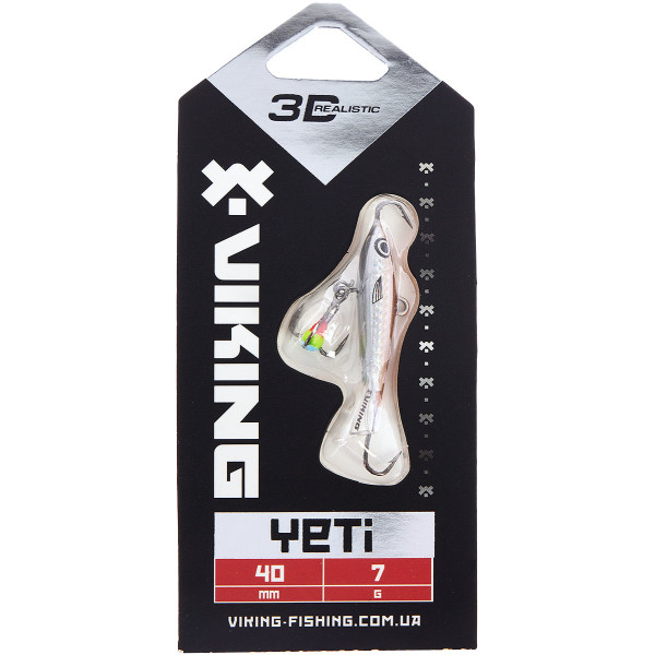 Балансир Viking Fishing Yeti 40мм 7g #12 Smoke Anchovy