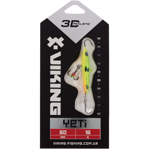 Балансир Viking Fishing Yeti 60mm 16g #5 Acid