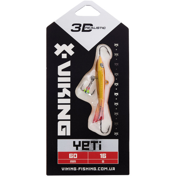 Балансир Viking Fishing Yeti 60mm 16g #8 Candle Flame