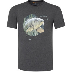 Brain GrumpyCarp M Dark Gray Melange T-Shirt