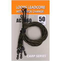 Orange Life Loops QC leadcore with a 50cm quick-release swivel (3 pcs/pack)