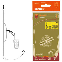 Mounting Orange #58 Asymmetric Loop Fluorocarbon 40g (1 pc/pack)
