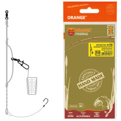 Mounting Orange #58 Assymetric Loop Fluorocarbon 50g (1pc/pack)