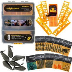 Orange Lead Clip Fishing Set 113g