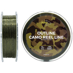 Line Avid Carp Outline Camo Reel Line 1000m 0.33mm 15Lb/6.8kg