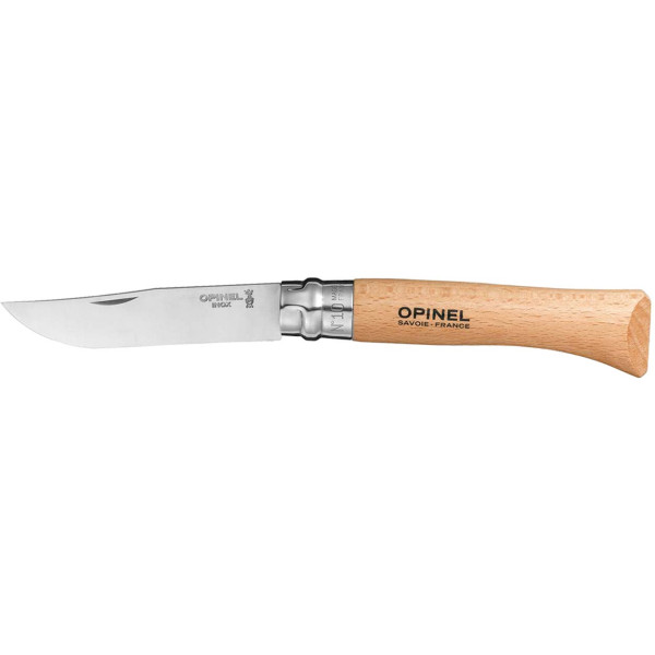 Opinel knife No. 10 Inox. Beech