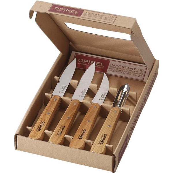 Knife set Opinel Les Essentiels Natural