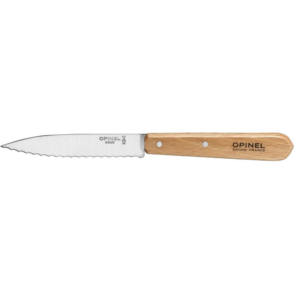 Opinel Serrated Kitchen Knife No. 113 Inox