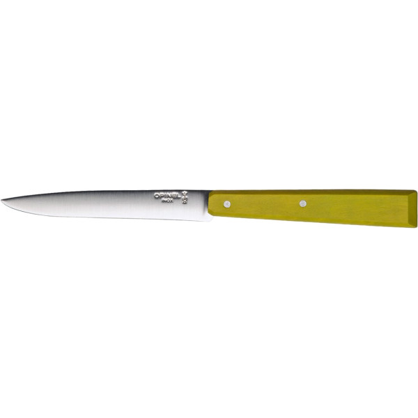 Opinel Bon Appetit kitchen knife. Yellow.
