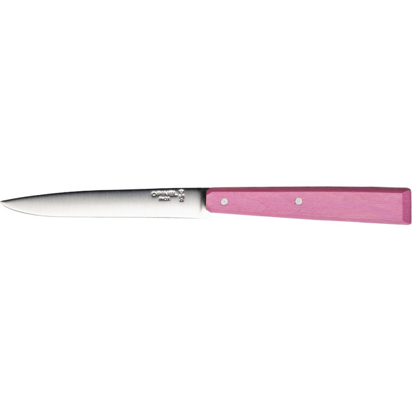 Opinel Bon Appetit kitchen knife. Pink.