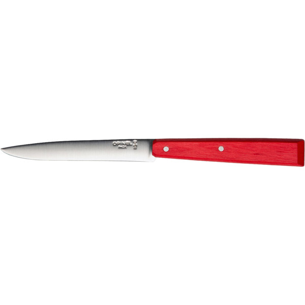 Opinel Bon Appetit kitchen knife. Color: red.