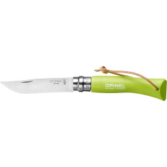 Opinel No. 7 Inox Trekking knife, light green