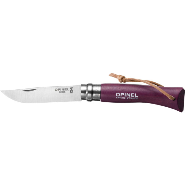 Opinel No. 7 Inox Trekking Knife, Purple