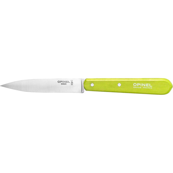 Opinel Paring knife #112. Color: light green.
