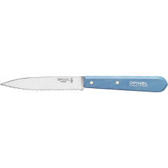 Opinel Serrated No. 113 Inox knife. Color: blue