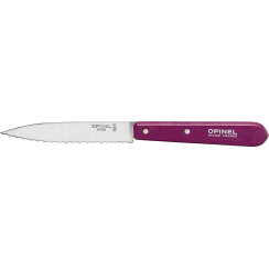 Opinel Serrated No. 113 Inox knife. Color: Purple