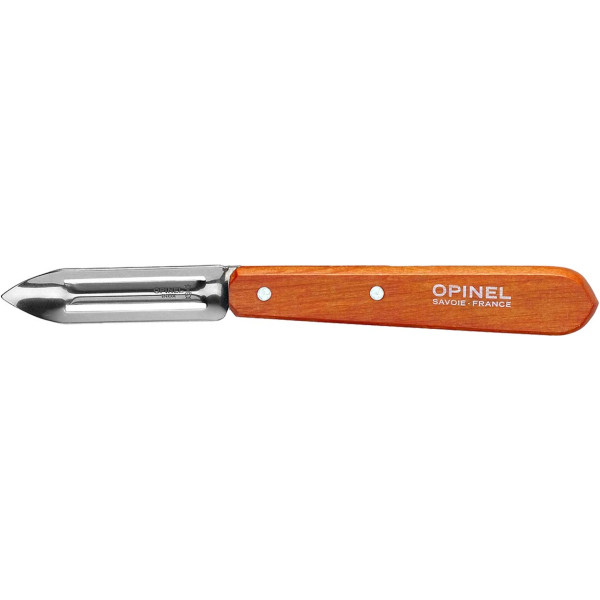 Opinel Peeler No. 115 Inox knife. Color: Orange