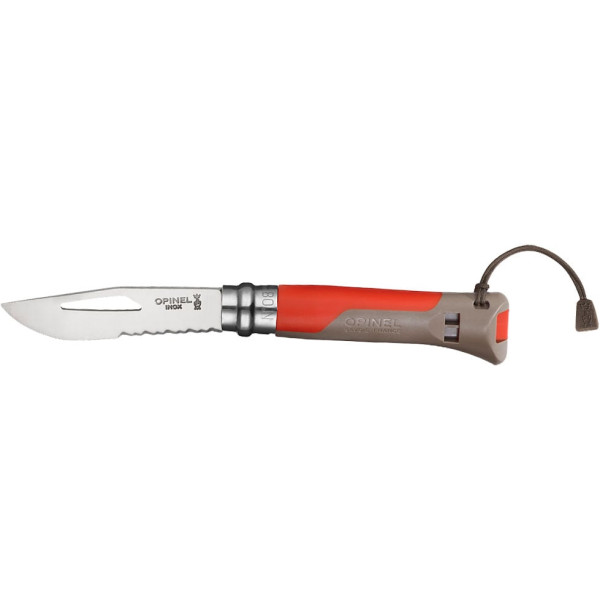 Knife Opinel No. 8 Outdoor earth-red