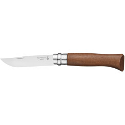 Opinel No. 8 Inox knife. Walnut handle.