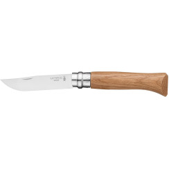 Opinel No. 8 Inox knife. Oak handle.
