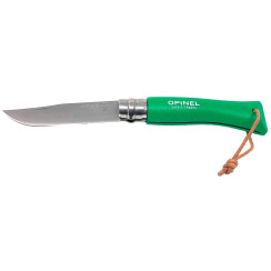 Opinel No. 7 Inox Trekking Knife. Color: Green
