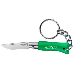 Opinel Keychain No. 2 Inox Knife. Green
