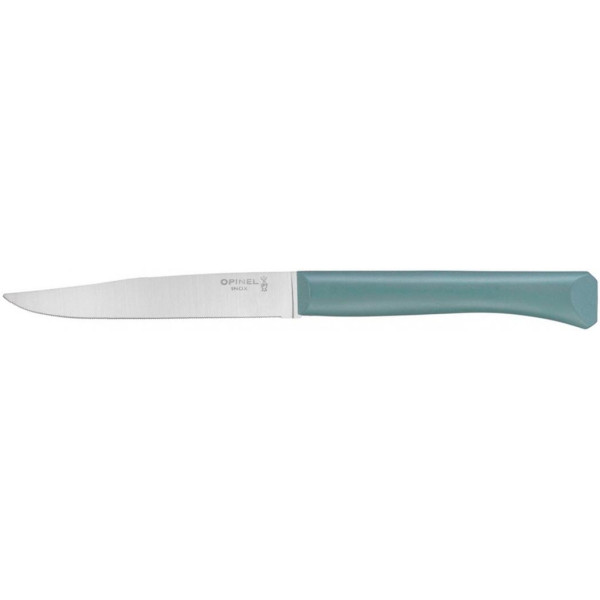 Opinel Bon Appetit Plus kitchen knife. Color: gray-green.