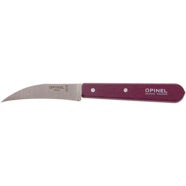 Opinel Vegetable Knife No. 114 Inox. Purple.