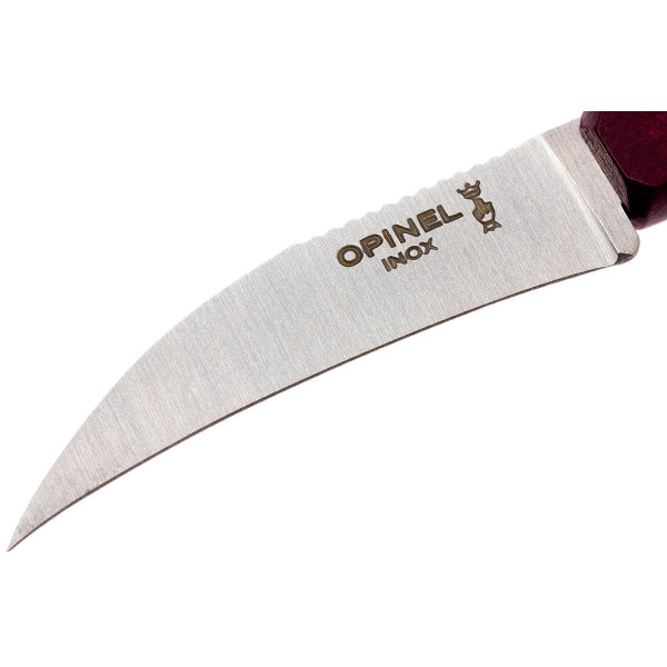 Opinel Vegetable Knife No. 114 Inox. Purple.