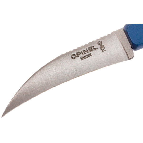 Opinel Vegetable Knife No. 114 Inox. Color: Blue
