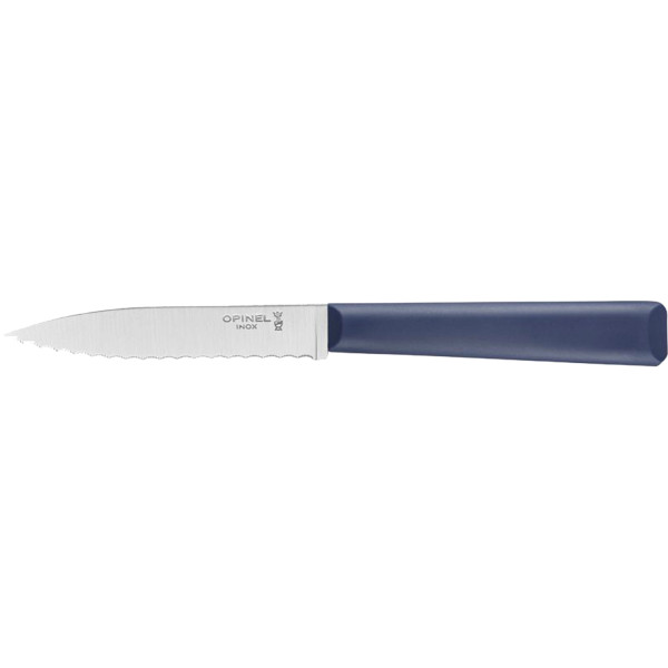 Opinel No. 313 Serrated knife. Color: Blue