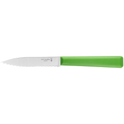 Opinel No. 313 Serrated knife. Color: green.