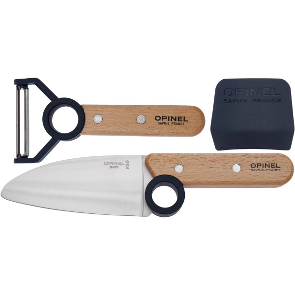 Opinel Le Petite Chef Knife Set (Black)