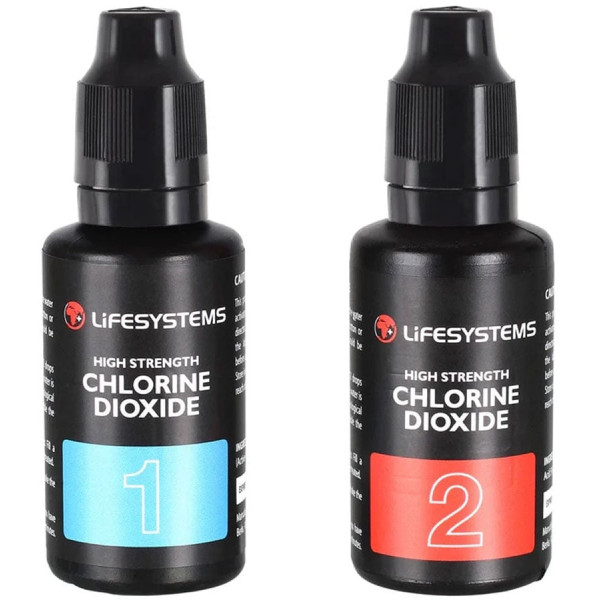 Lifesystems Chlorine Dioxide Liquid Water Disinfection Drops