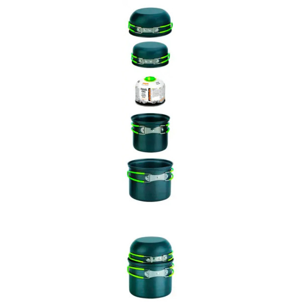 Pinguin Double Alu Cookware Set
