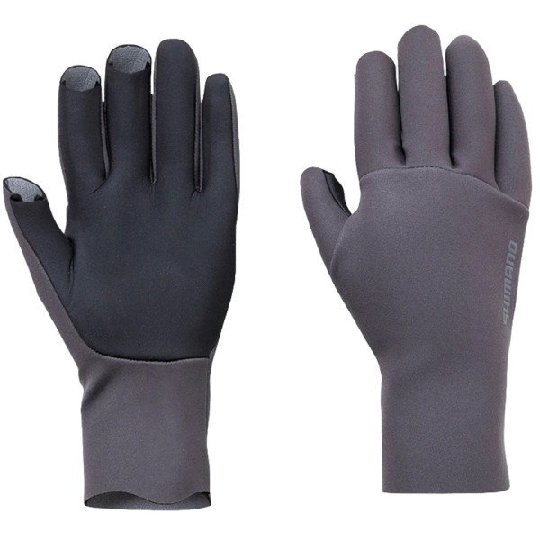 Shimano Chloroprene EXS 3 Cut Gloves M (gray)