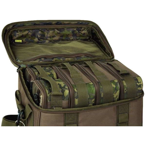 Сумка Shimano Tactical Full Compact Carryall для рибальських снастей (укомплетована)